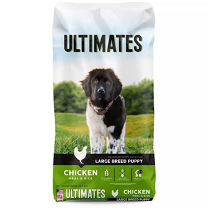 Ultimates Large Breed Puppy Dry Dog Food Chicken Meal & Rice - 28 lb