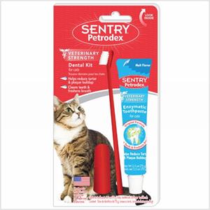 Petrodex Dental Care Kit for Cats with Malt Toothpaste - 2.5 oz