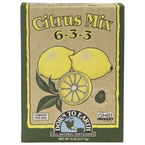 Down To Earth Citrus Mix 6-3-3 - 5lb - OMRI Listed®