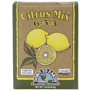 Down To Earth Citrus Mix 6-3-3 - 1lb - OMRI Listed®