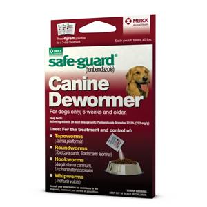 SafeGuard 4gm Canine De-wormer 40lb - 3pk