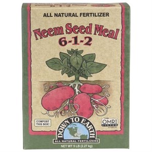 Down To Earth Neem Seed Meal 6-1-2 - 5lb - OMRI Listed®