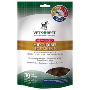  Vet's Best Advanced Hip + Joint Soft Chews 30 Chews - 4.2oz