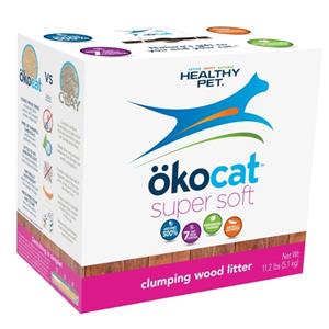 Okocat Litter Super Soft Clumping Wood Cat Litter - 11.2lbs