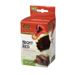 Zilla Incandescent Spot Bulbs Night Red - 50 W