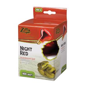 Zilla Incandescent Spot Bulbs Night Red - 100 W
