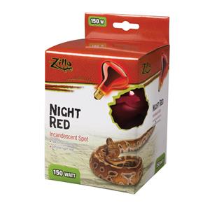 Zilla Incandescent Spot Bulbs Night Red - 150 W