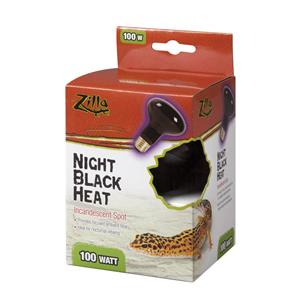 Zilla Incandescent Spot Bulbs Night Black - 100 W