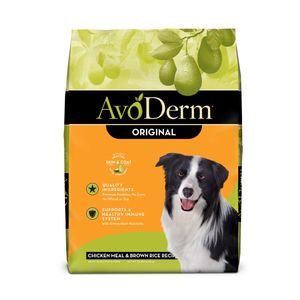 AvoDerm Natural Original Chicken Meal & Brown Rice Dry Dog Food - 15 lb