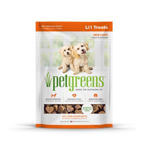  Pet Greens Li'l Treats Soft Dog Chews Chicken - 6 oz