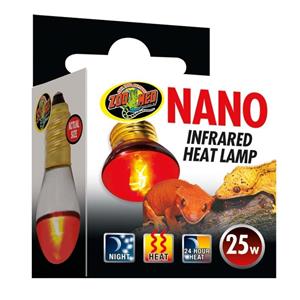  Zoo Med Nano Infrared Heat Lamp - 25 W