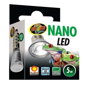  Zoo Med Nano LED Daylight Lamp Silver