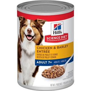 Hill's Science Diet Adult 7+ Chicken & Barley Entrée Dog Food - 13oz