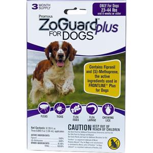 ZoGuard Plus for Dogs - 23-44lbs, 3pk