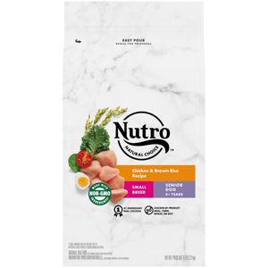 Nutro Products Natural Choice Small Breed Senior Dry Dog Food Chicken & Brown Rice - 5 lb