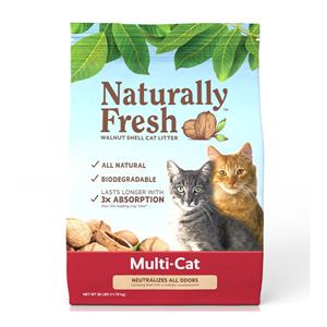 Naturally Fresh Walnut Litter Multi-Cat Clumping 26 lb