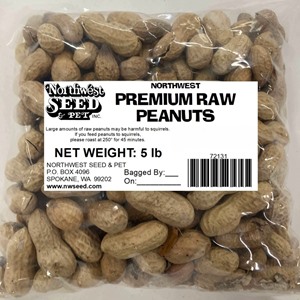 Northwest Seed & Pet Raw Peanuts in Shell - 5lbs