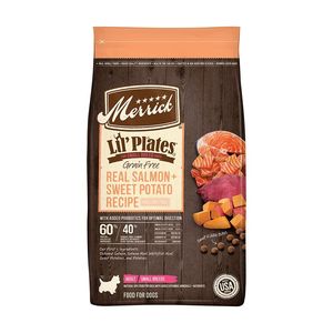 Merrick® Lil' Plates Grain Free Real Salmon and Sweet Potatoes Recipe Adult Dry Dog Food - 4 Lbs