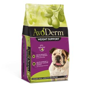  AvoDerm Natural Weight Support Chicken Meal & Brown Rice Recipe Dry Dog Food - 4.4 lb