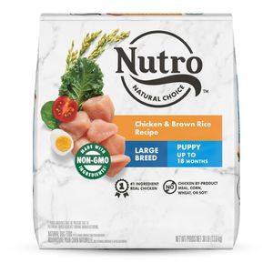 Nutro Products Natural Choice Large Breed Puppy Dry Dog Food Chicken & Brown Rice - 30 lb