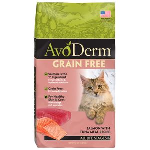 AvoDerm Natural Grain Free Salmon with Tuna Meal Dry Cat Food - 5 lb