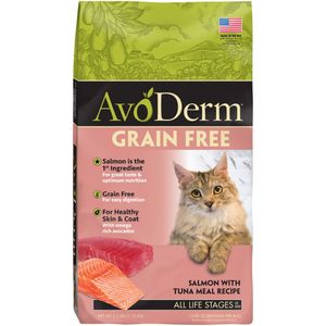 AvoDerm Natural Grain Free Salmon with Tuna Meal Dry Cat Food - 2.5 lb