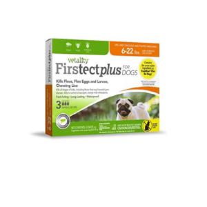 Vetality Firstect Plus Flea & Tick for Dogs - 0.069 fl oz, 3 ct