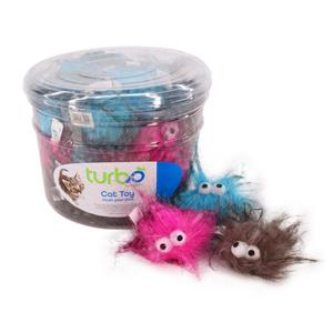 Coastal Pets Turbo Plush Monsters Cat Toy - Assorted