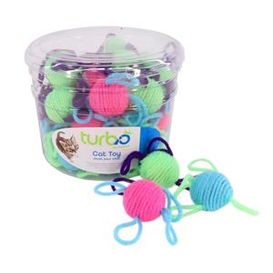 Coastal Pets Turbo Wool Balls Bulk Cat Toy - Assorted