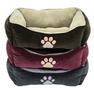 Dallas Maunufacturing Box Bed with Paw Print 25in