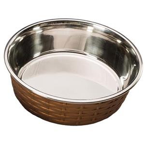 Ethical Soho Basket Weave Dish Copper 30oz