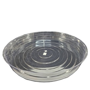 Curtis Wagner Vinyl 21 in Clear plant Saucer