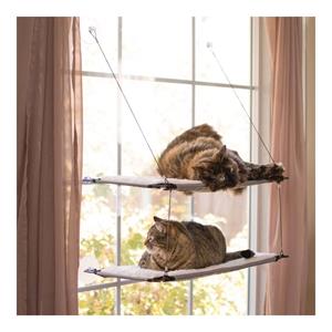 K&H Pet Products Window Double Lounger Natural - 12 X 23 in