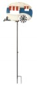 Red Carpet Studios Metal Yard Stake Wind Spinner with Solar Powered Lights - Camper 