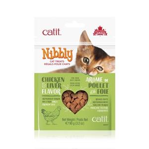 Hagen Catit Nibbly Cat Treats - Chicken & Liver Flavour - 3.2 oz