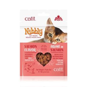 Hagen Catit Nibbly Cat Treats - Salmon Flavour - 3.2 oz
