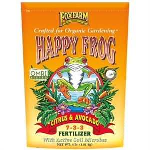 FoxFarm® Happy Frog® Citrus & Avocado Fertilizer 7-3-3 - 4lb - OMRI Listed®
