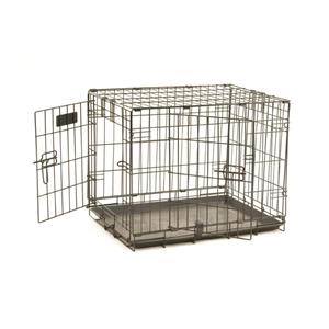 Precision Pet Products ProValu 2 Door Wire Dog Crate Black - 24 in