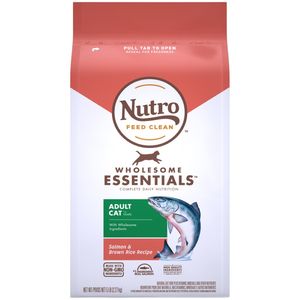  Nutro Products Wholesome Essentials Adult Dry Cat Food Salmon & Brown Rice - 5 lb