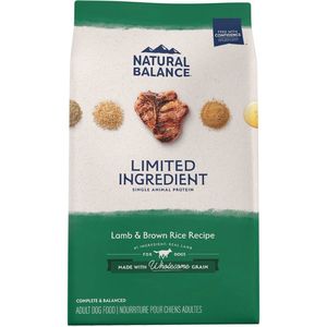 Natural Balance Limited Ingredient Lamb & Brown Rice Recipe Dry Dog Food - 12lbs