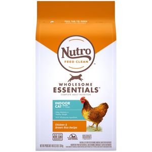  Nutro Wholesome Essentials Healthy Weight Indoor Adult Dry Cat Food Chicken & Brown Rice - 3 lb