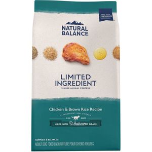 Natural Balance Limited Ingredient Chicken & Brown Rice Recipe Dry Dog Food - 4lbs