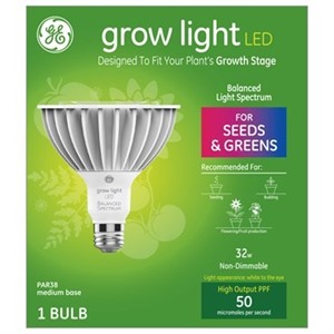 GE Lighting Grow Light Balanced Spectrum LED - PAR38 - 32W