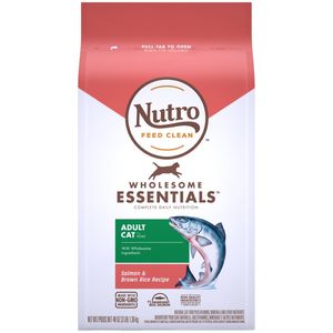 Nutro Products Wholesome Essentials Adult Dry Cat Food Salmon & Brown Rice - 3 lb