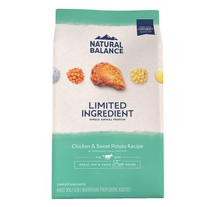Natural Balance Limited Ingredient Diets Adult Dry Dog Food - Chicken & Sweet Potato - 4lbs