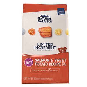Natural Balance Limited Ingredient Small Breed Adult Dry Dog Food - Salmon & Sweet Potato - 4lbs
