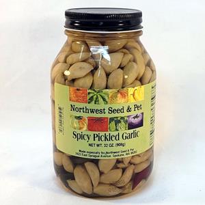1038C Spicy Pickled Garlic 32oz
