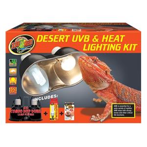 Zoo Med Desert UVB & Heat Lighting Kit