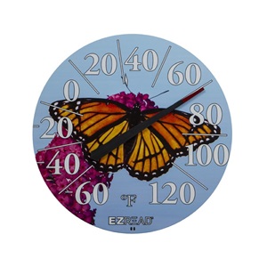 E-Z Read Dial Thermometer with Butterfly, Multi - 12.5 in
