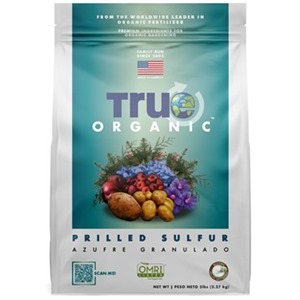 True Organic Prilled Sulfur - 5lb - Resealable Bag - Lowers Soil pH - Covers up to 1,333sq ft - OMR